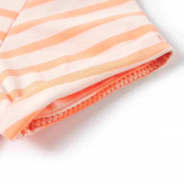 T-shirt för barn neonorange 128