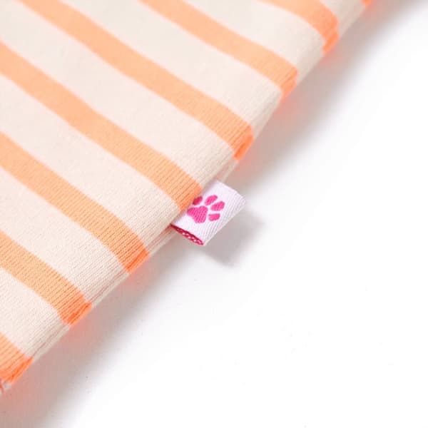 T-shirt för barn neonorange 128