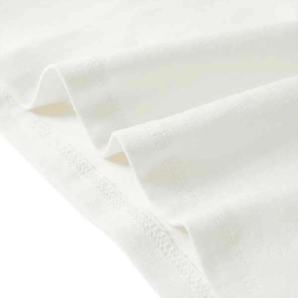 T-shirt til børn str. 116 ecrufarvet