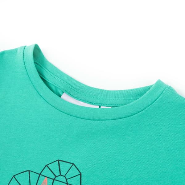 T-shirt för barn mintgrön 116