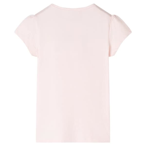 T-shirt för barn blekrosa 104