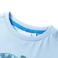 Miniatyrbild 3 av 7: T-shirt med korta ärmar för barn ljusblå 116