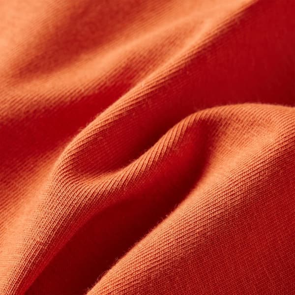T-shirt med långa ärmar för barn stark orange 104