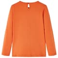 Miniatyrbild 2 av 7: T-shirt med långa ärmar för barn stark orange 104