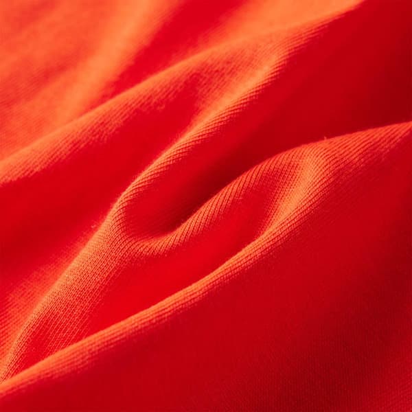 T-shirt med långa ärmar för barn stark orange 116