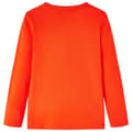 Miniatyrbild 2 av 7: T-shirt med långa ärmar för barn stark orange 116