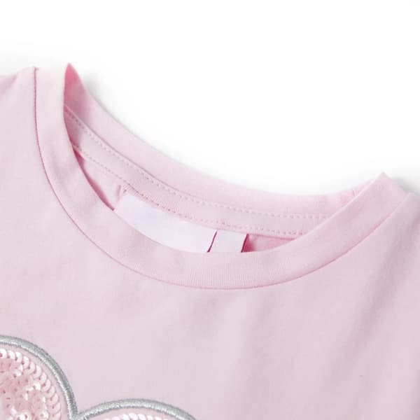 T-shirt til børn str. 140 lyserød