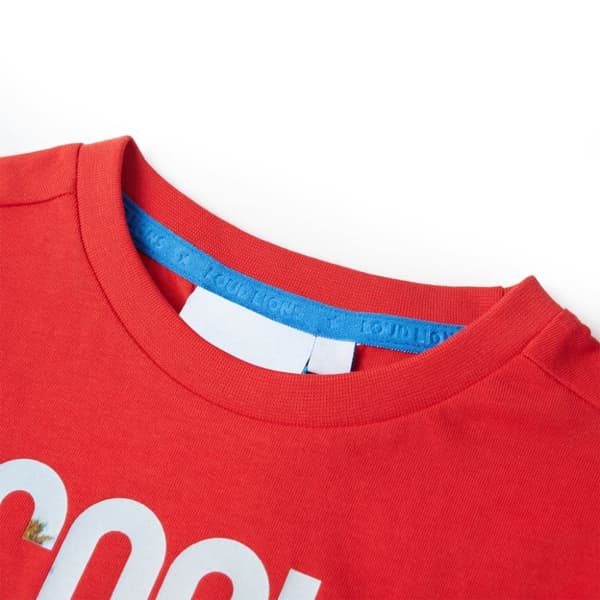 T-shirt för barn röd 116
