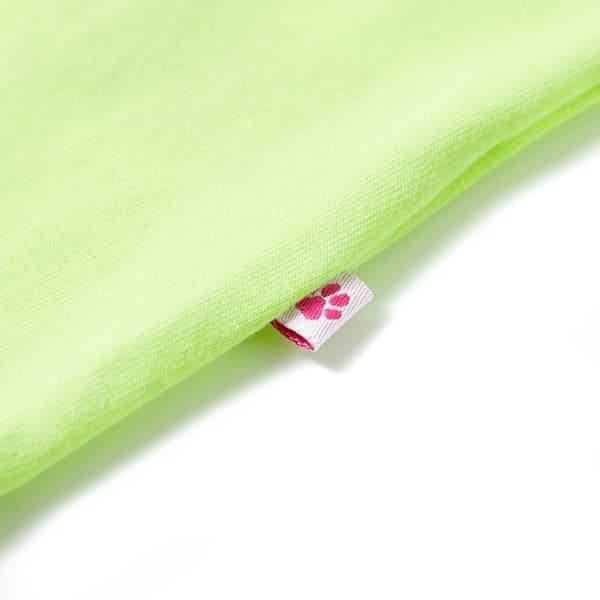 T-shirt för barn neongul 116