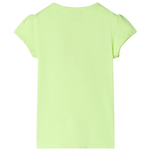 T-shirt för barn neongul 116