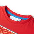 Miniatyrbild 3 av 7: T-shirt för barn röd 128