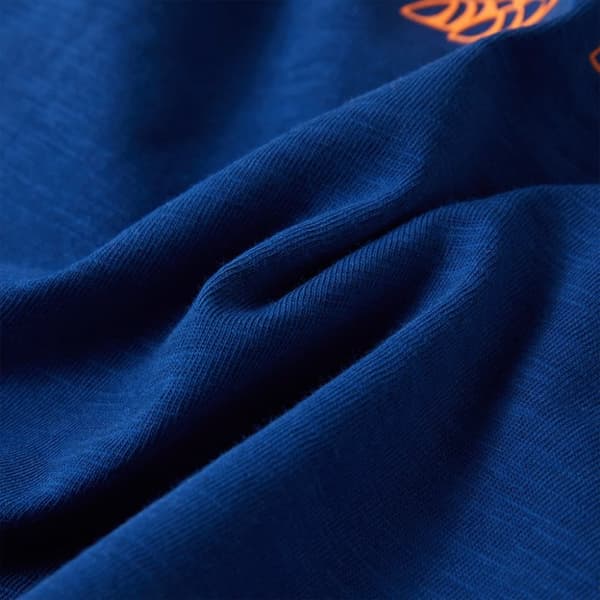 T-shirt til børn str. 140 mørkeblå