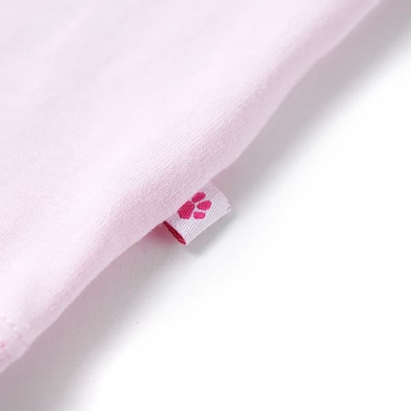 T-shirt för barn mild rosa 128