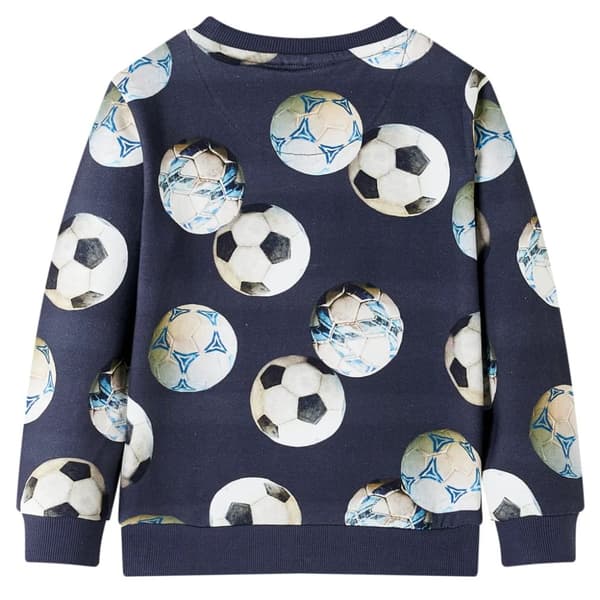 Sweatshirt til børn str. 128 marineblå