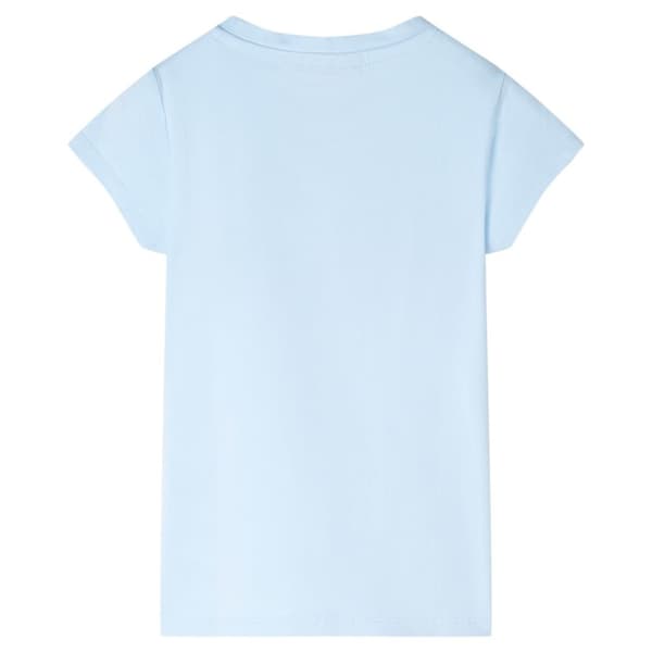 T-shirt för barn ljusblå 140