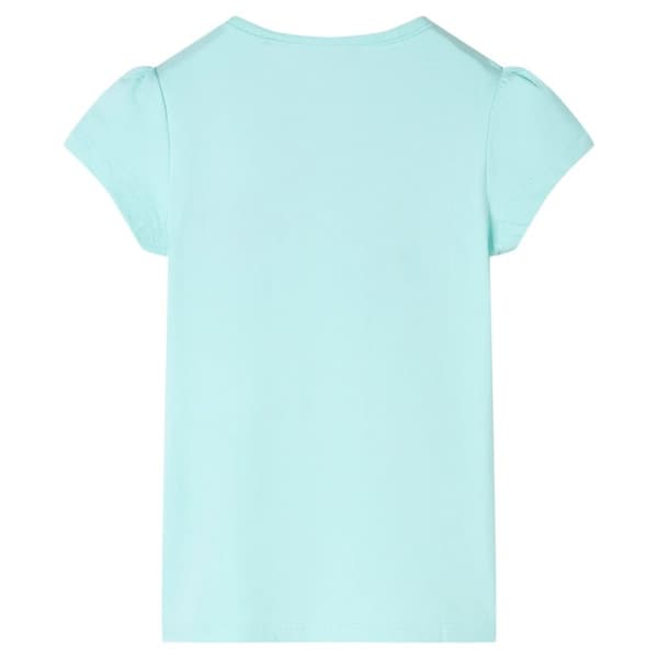 T-shirt för barn aquablå 116