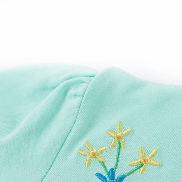 T-shirt för barn aquablå 92