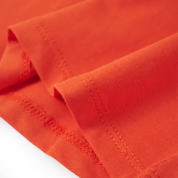 T-shirt för barn mörk orange 104