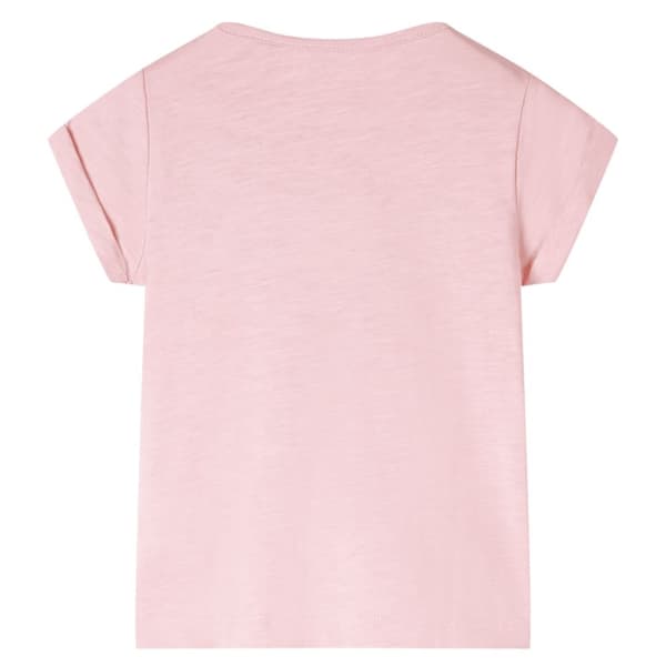 T-shirt för barn ljusrosa 140