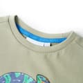 Miniatyrbillede 3 af 7: Kortærmet T-shirt til børn str. 116 lys kakifarve