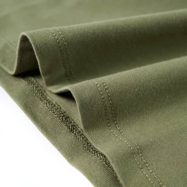 T-shirt med långa ärmar för barn khaki 104