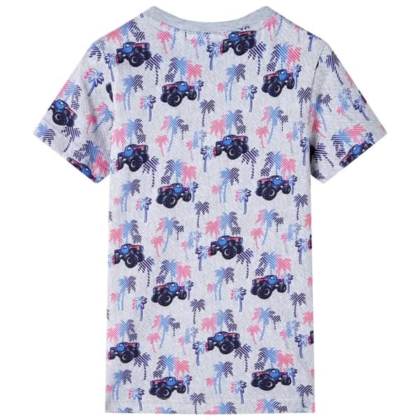 T-shirt för barn grå melange 104