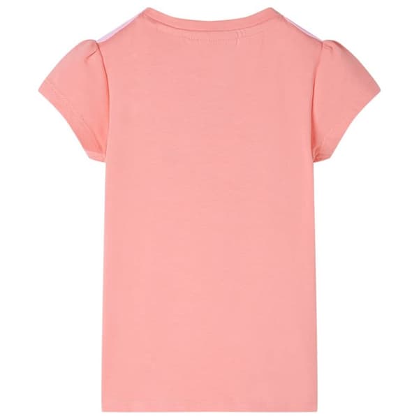T-shirt för barn ljus korall 92