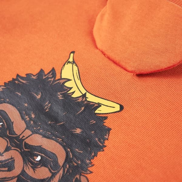Tröja för barn mörk orange 140