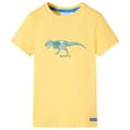 Miniatyrbild 1 av 7: T-shirt för barn ljusgul 116