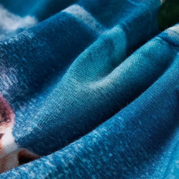 Lasten pitkähihainen T-paita laivastonsininen 92