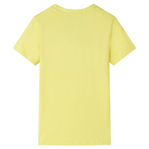 T-shirt til børn str. 92 gul