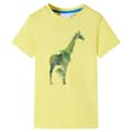Miniatyrbillede 1 af 7: T-shirt til børn str. 92 gul