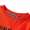 Miniatyrbild 3 av 7: T-shirt med långa ärmar för barn stark orange 128