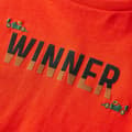 Miniatyrbild 4 av 7: T-shirt med långa ärmar för barn stark orange 128