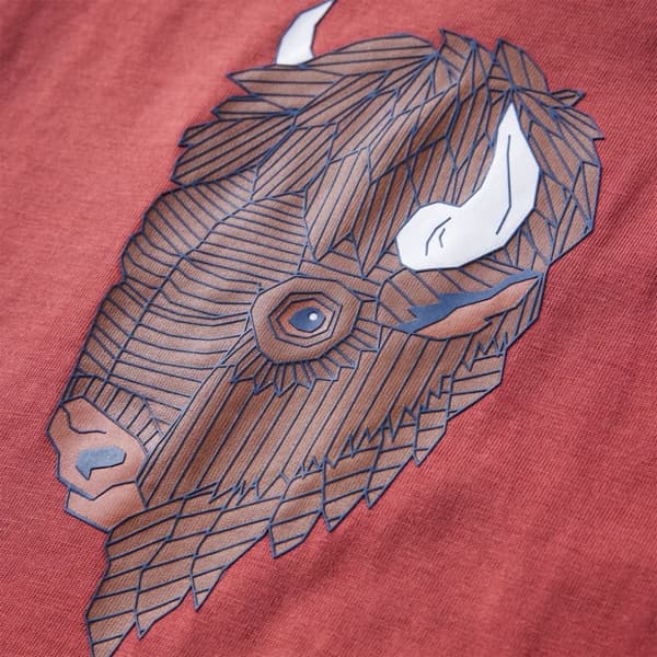 T-shirt med långa ärmar för barn ljusröd 92