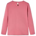 Miniatyrbillede 2 af 7: Langærmet T-shirt til børn str. 104 gammelrosa