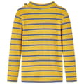 Miniatyrbild 2 av 7: T-shirt med långa ärmar för barn ockra 104
