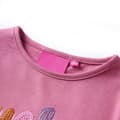 Miniatyrbild 3 av 7: T-shirt med långa ärmar för barn hallonrosa 92
