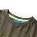 Miniatyrbild 3 av 7: T-shirt med långa ärmar för barn khaki melange 104