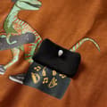 Miniatyrbild 5 av 8: T-shirt med långa ärmar för barn konjaksbrun 92