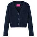 Miniatyrbillede 1 af 7: Strikket cardigan til børn str. 92 marineblå