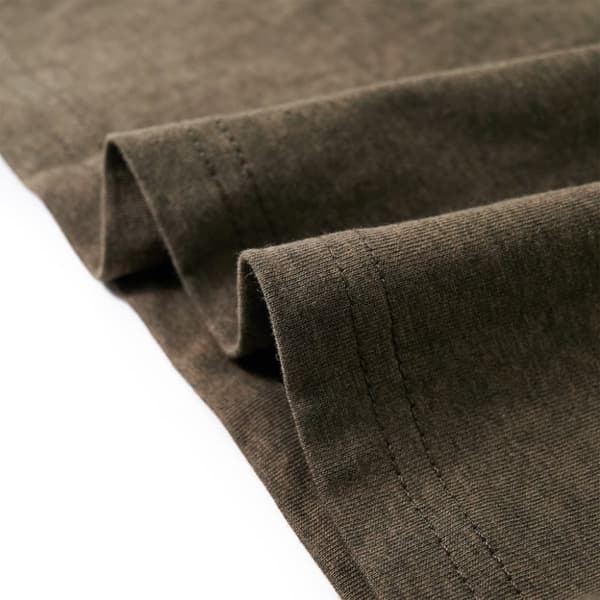T-shirt med långa ärmar för barn khaki melange 140