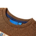Miniatyrbild 3 av 7: T-shirt med långa ärmar för barn konjaksbrun 92