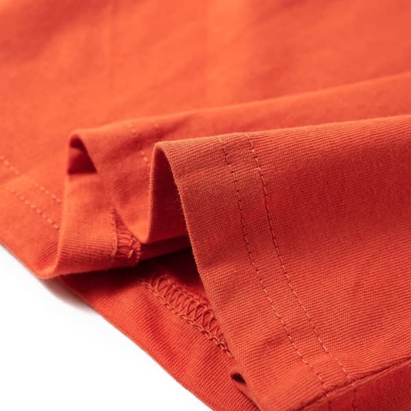 T-shirt med långa ärmar för barn orange 140
