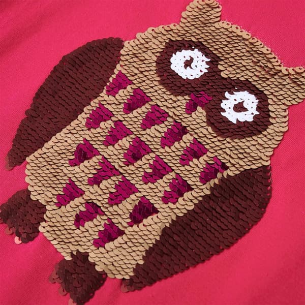 T-shirt med långa ärmar för barn stark rosa 104