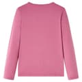 Miniatyrbild 2 av 7: T-shirt med långa ärmar för barn hallonrosa 104