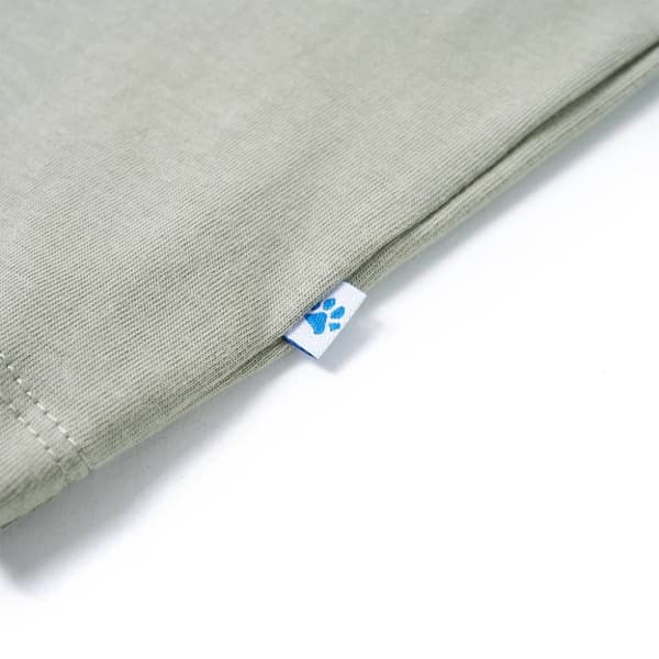 T-shirt för barn ljus kaki 140