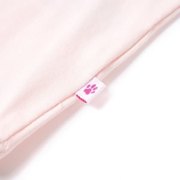 T-shirt för barn mjuk rosa 92