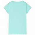 Miniatyrbild 2 av 7: T-shirt för barn ljus mintgrön 92