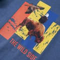 Miniatyrbild 4 av 7: T-shirt med långa ärmar för barn blå melange 104